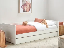 Letto estraibile Legno di pino GRAVELINES 90 x 200 cm Bianco
