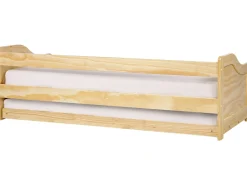 Letto estraibile Legno di pino LUNERAY 90 x 200 cm Marrone chiaro