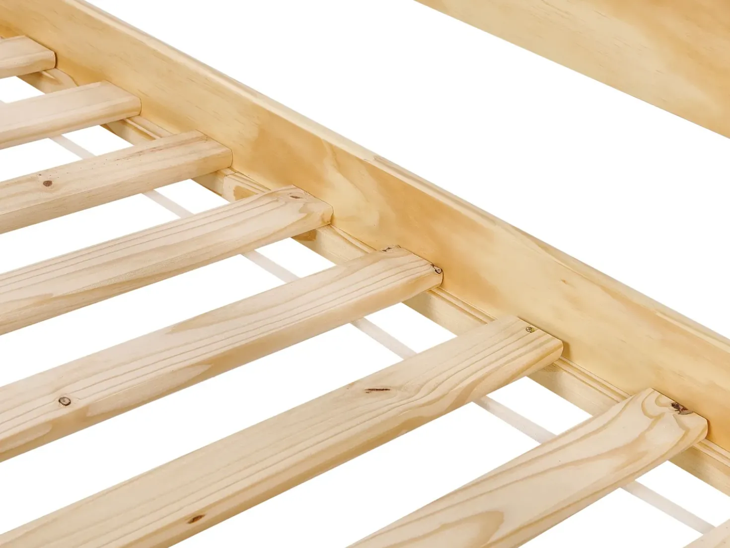 Letto estraibile Legno di pino LUNERAY 90 x 200 cm Marrone chiaro