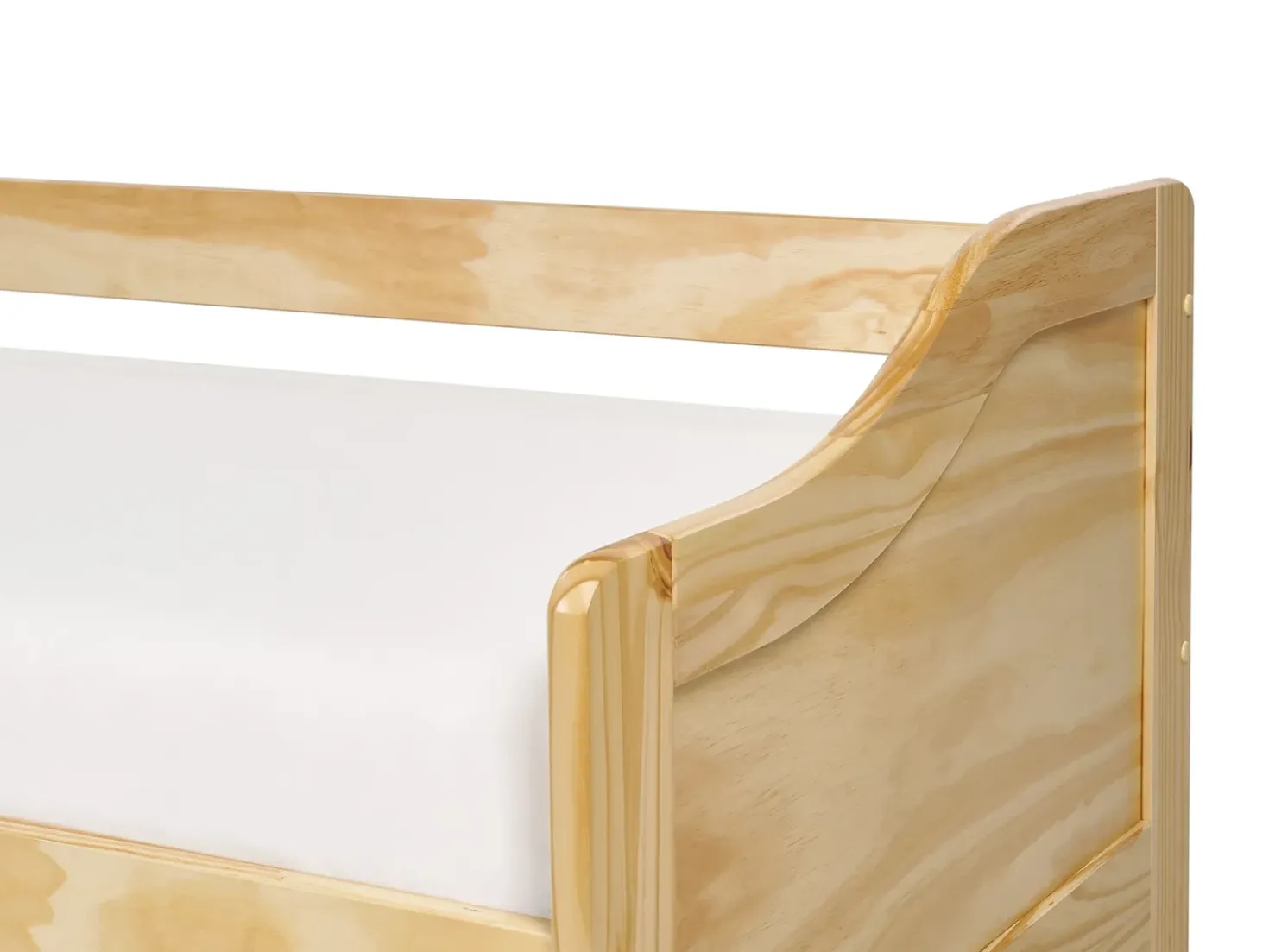 Letto estraibile Legno di pino LUNERAY 90 x 200 cm Marrone chiaro