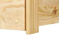 Letto estraibile Legno di pino LUNERAY 90 x 200 cm Marrone chiaro