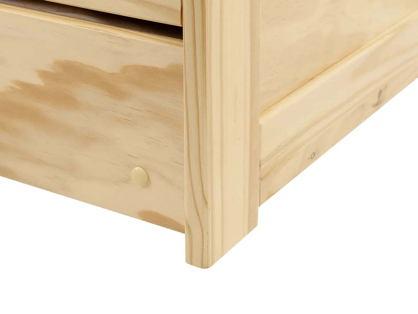 Letto estraibile Legno di pino PETIVILLE 90 x 200 cm Marrone chiaro