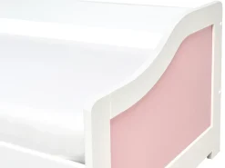 Letto estraibile Legno di pino LUNERAY 90 x 200 cm Rosa