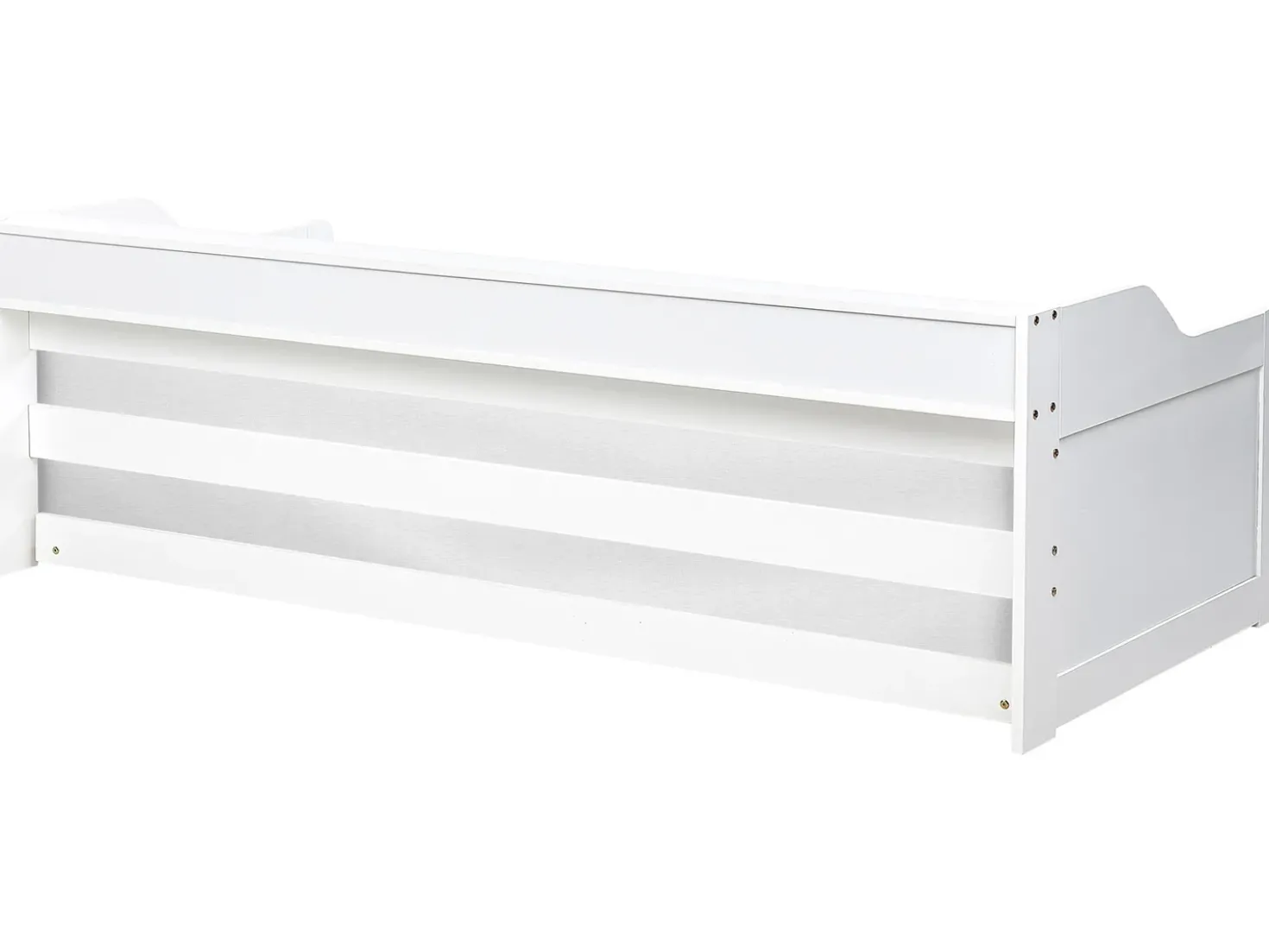 Letto estraibile Legno di pino EDERN 90 x 200 cm Bianco