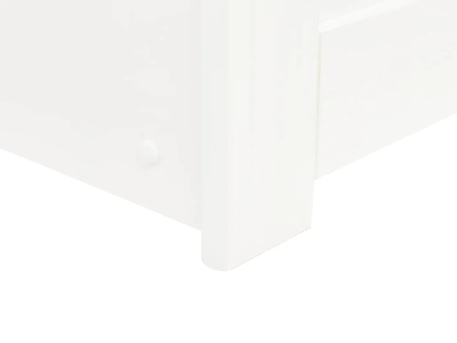 Letto estraibile Legno di pino LUNERAY 90 x 200 cm Bianco