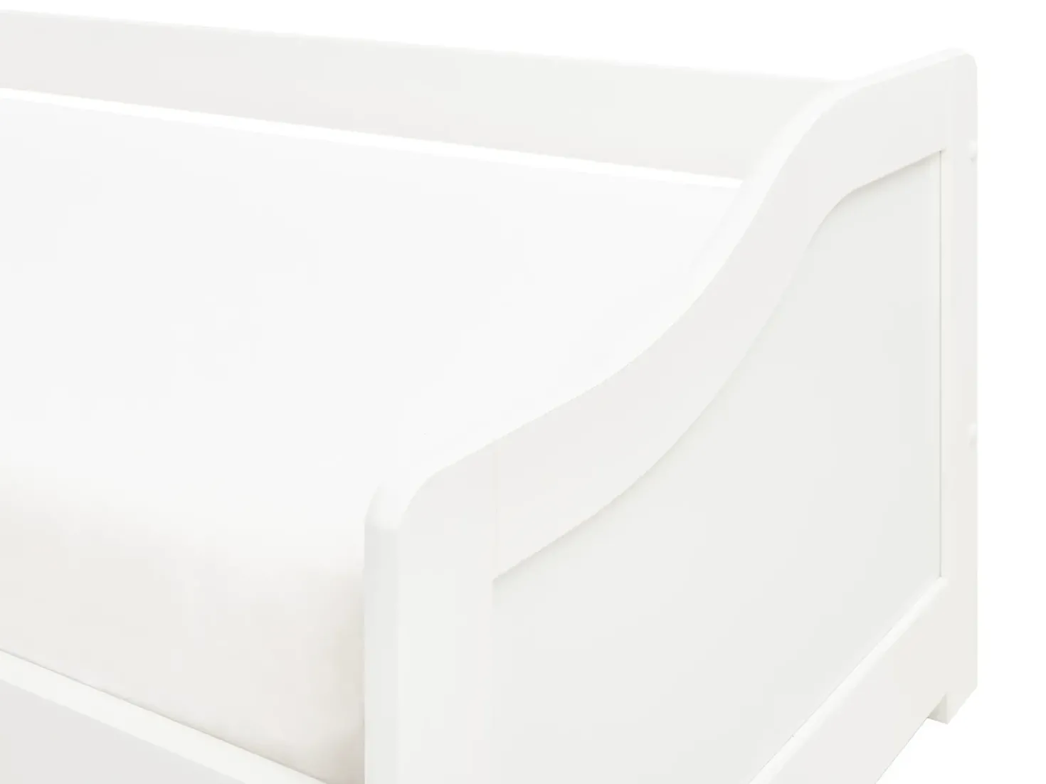 Letto estraibile Legno di pino LUNERAY 90 x 200 cm Bianco