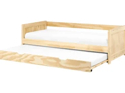 Letto estraibile Legno di pino GRAVELINES 90 x 200 cm Marrone chiaro