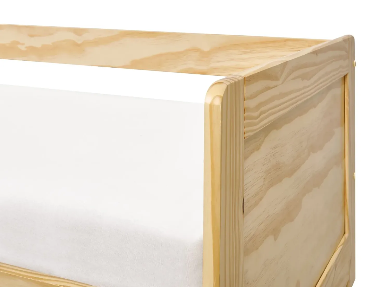 Letto estraibile Legno di pino GRAVELINES 90 x 200 cm Marrone chiaro