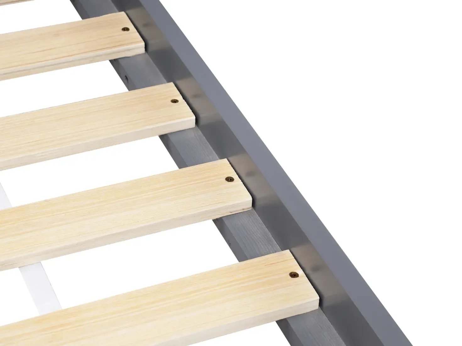 Letto estraibile per bambini Legno di pino CRILLON 90 x 200 cm Grigio