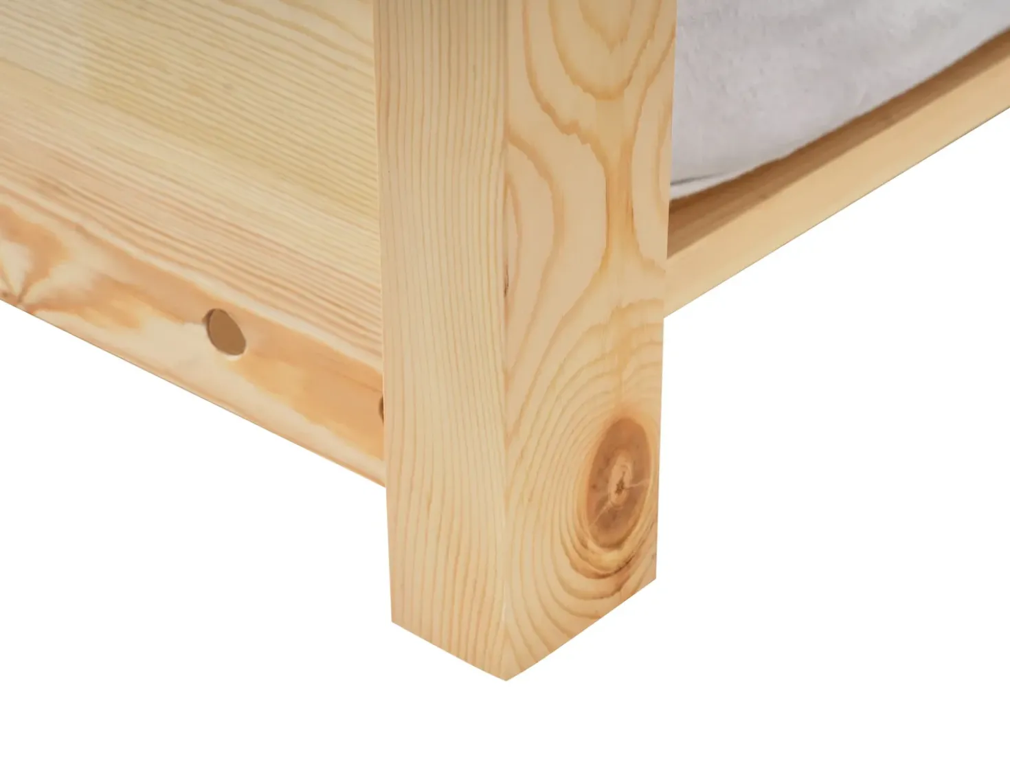 Letto estraibile per bambini Legno di pino CRILLON 90 x 200 cm Marrone chiaro