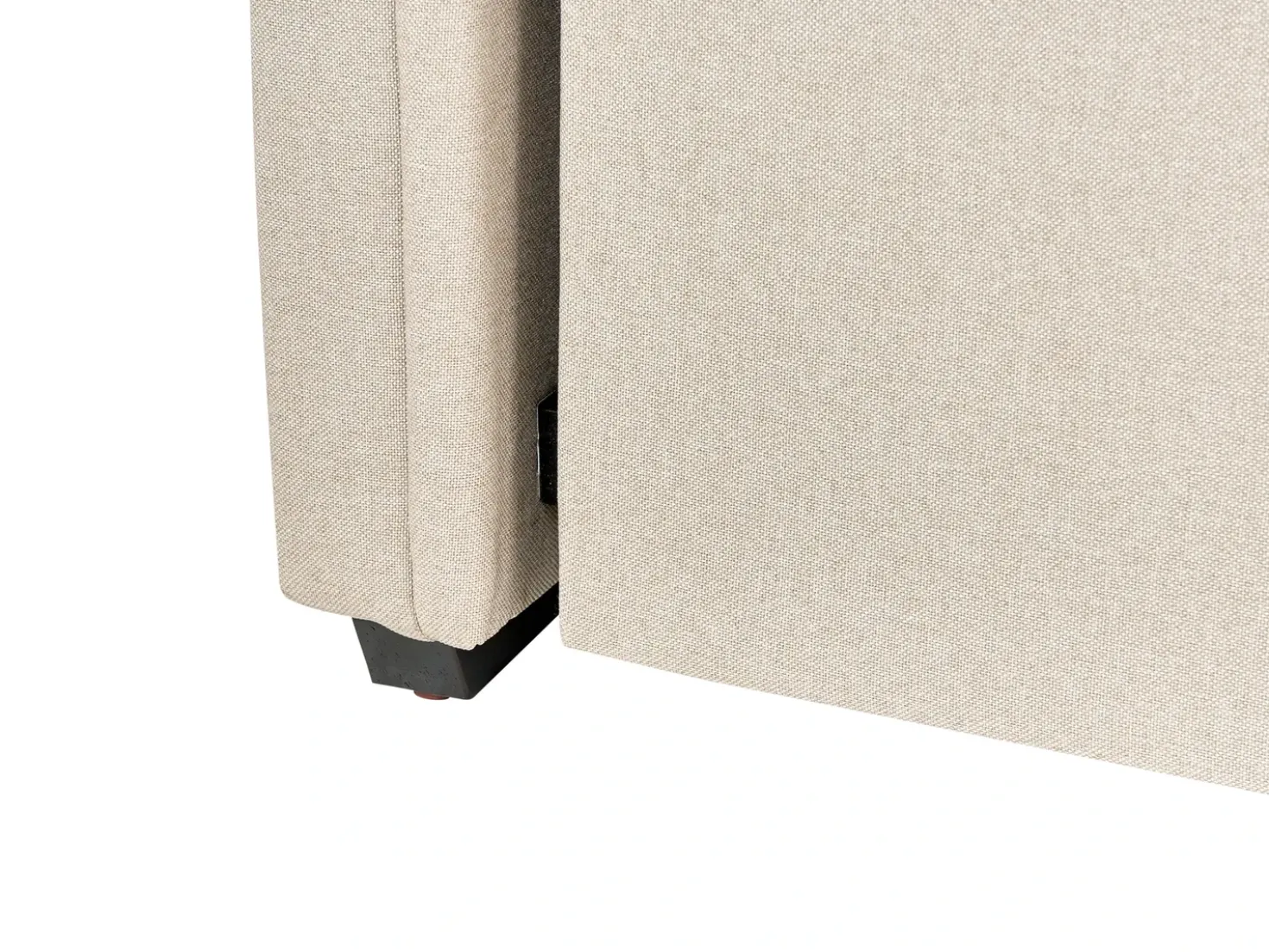 Letto estraibile Tessuto LIBOURNE 90 x 200 cm Beige
