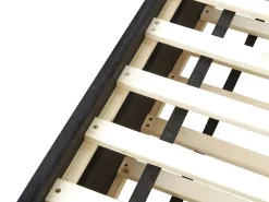 Letto estraibile Velluto CHAVONNE II 90 x 200 cm Nero