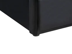 Letto estraibile Velluto CHAVONNE II 90 x 200 cm Nero