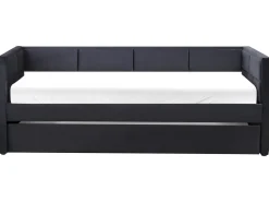 Letto estraibile Velluto CHAVONNE II 90 x 200 cm Nero