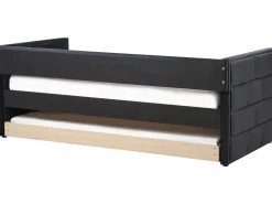 Letto estraibile Velluto CHAVONNE II 90 x 200 cm Nero