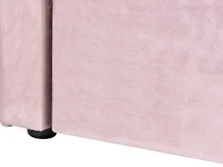 Letto estraibile Velluto MONTARGIS 90 x 200 cm Rosa