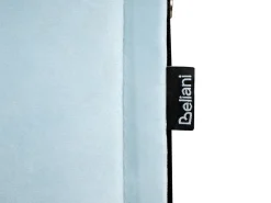 Letto estraibile Velluto EYBURIE 90 x 200 cm Azzurro