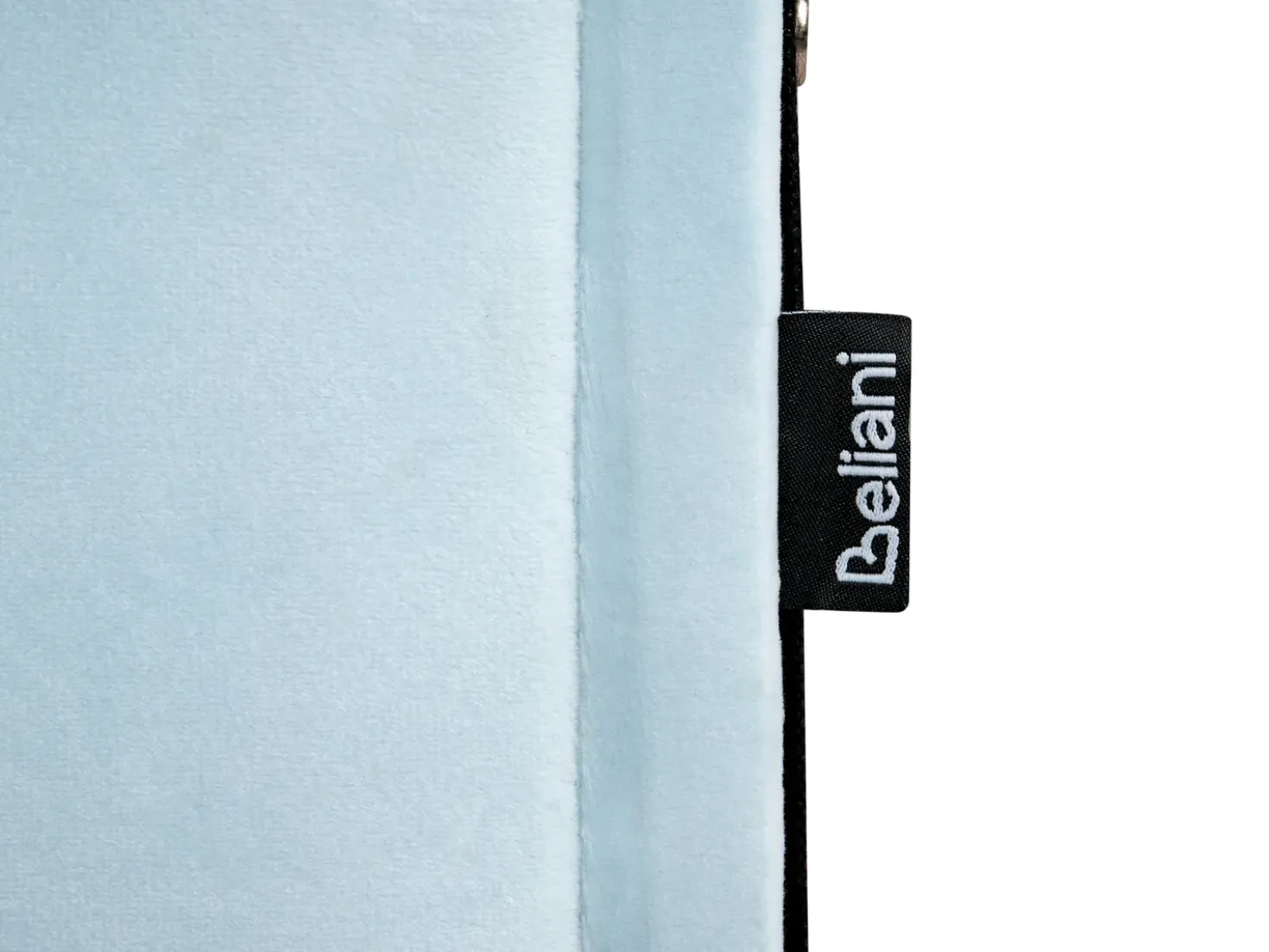 Letto estraibile Velluto EYBURIE 90 x 200 cm Azzurro