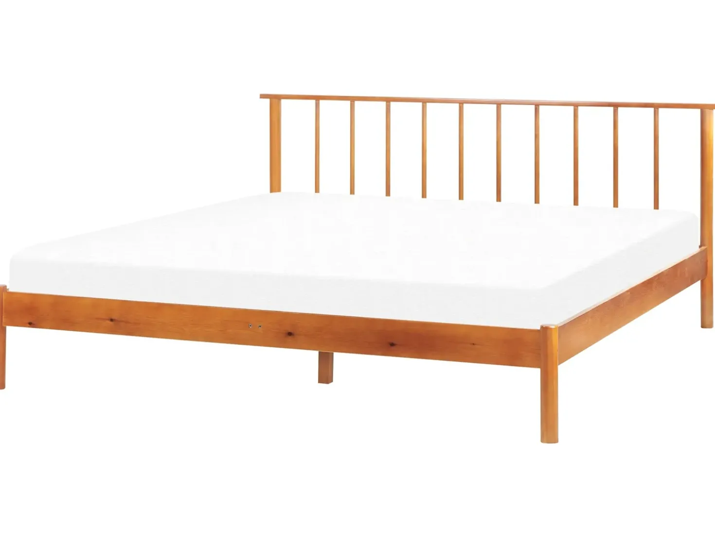 Letto Legno di pino BARRET 180 x 200 cm Marrone