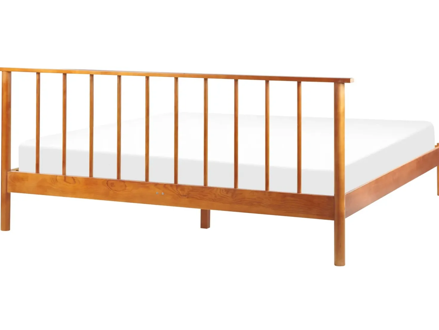 Letto Legno di pino BARRET 180 x 200 cm Marrone