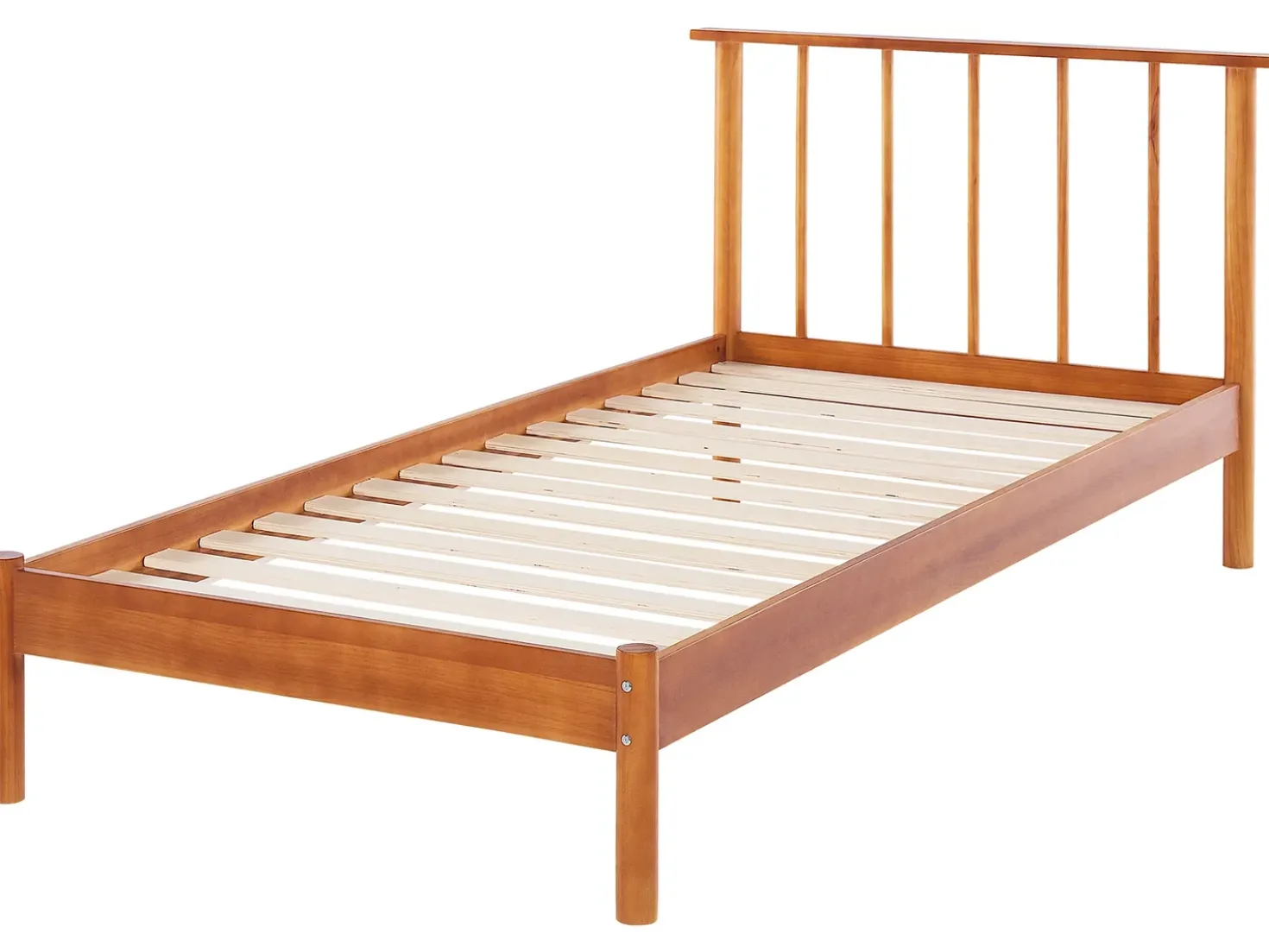 Letto Legno di pino BARRET 90 x 200 cm Marrone