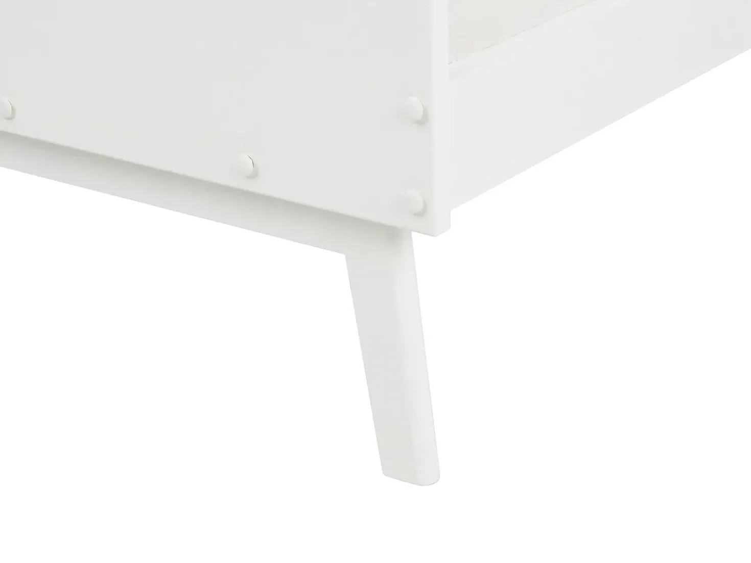 Letto Legno di pino BONNAC 90 x 200 cm Bianco