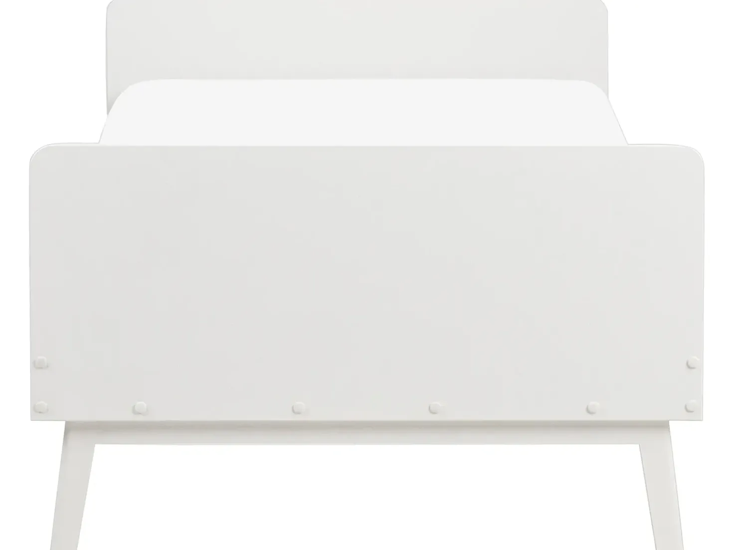 Letto Legno di pino BONNAC 90 x 200 cm Bianco