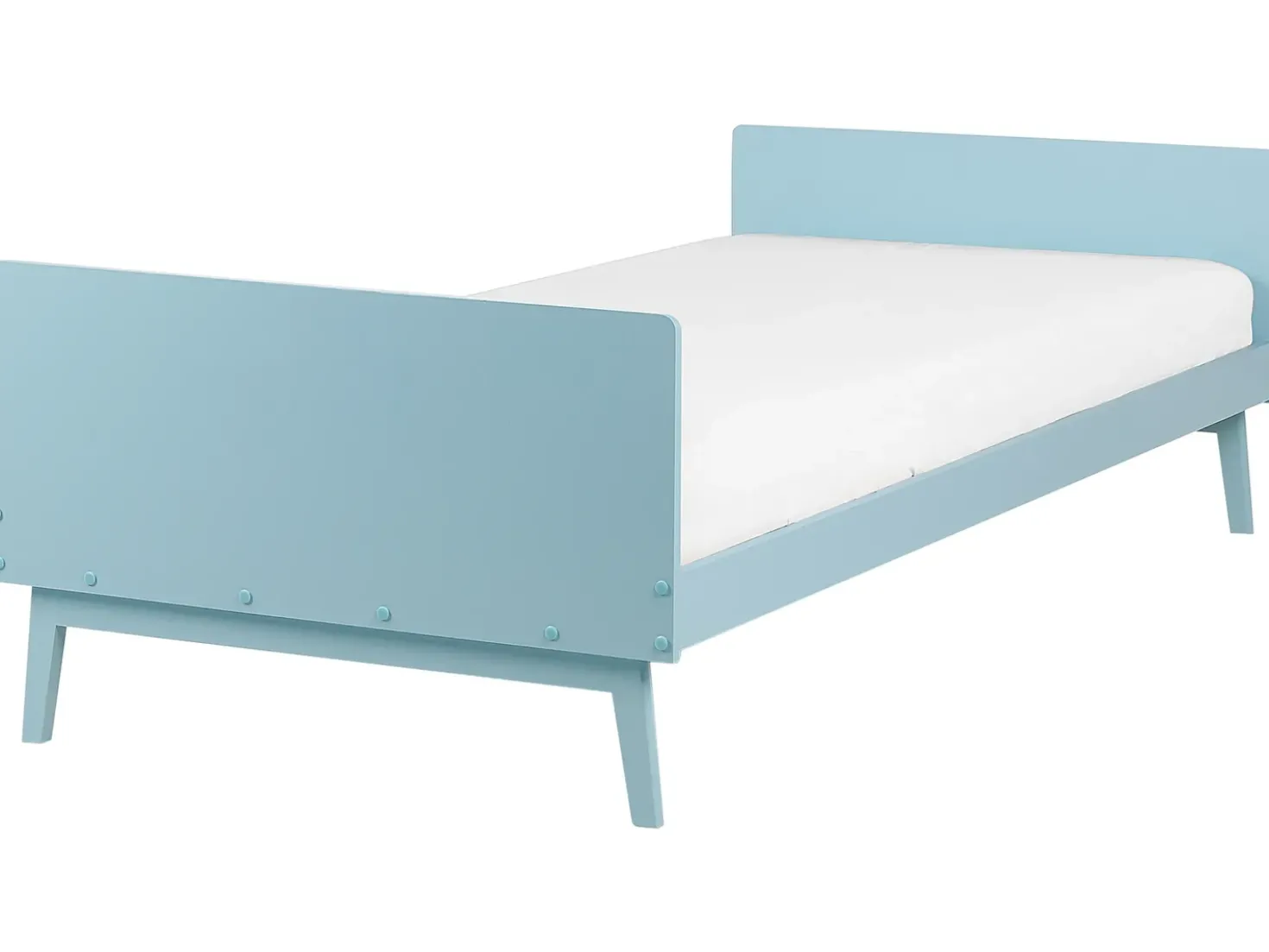 Letto Legno di pino BONNAC 90 x 200 cm Azzurro
