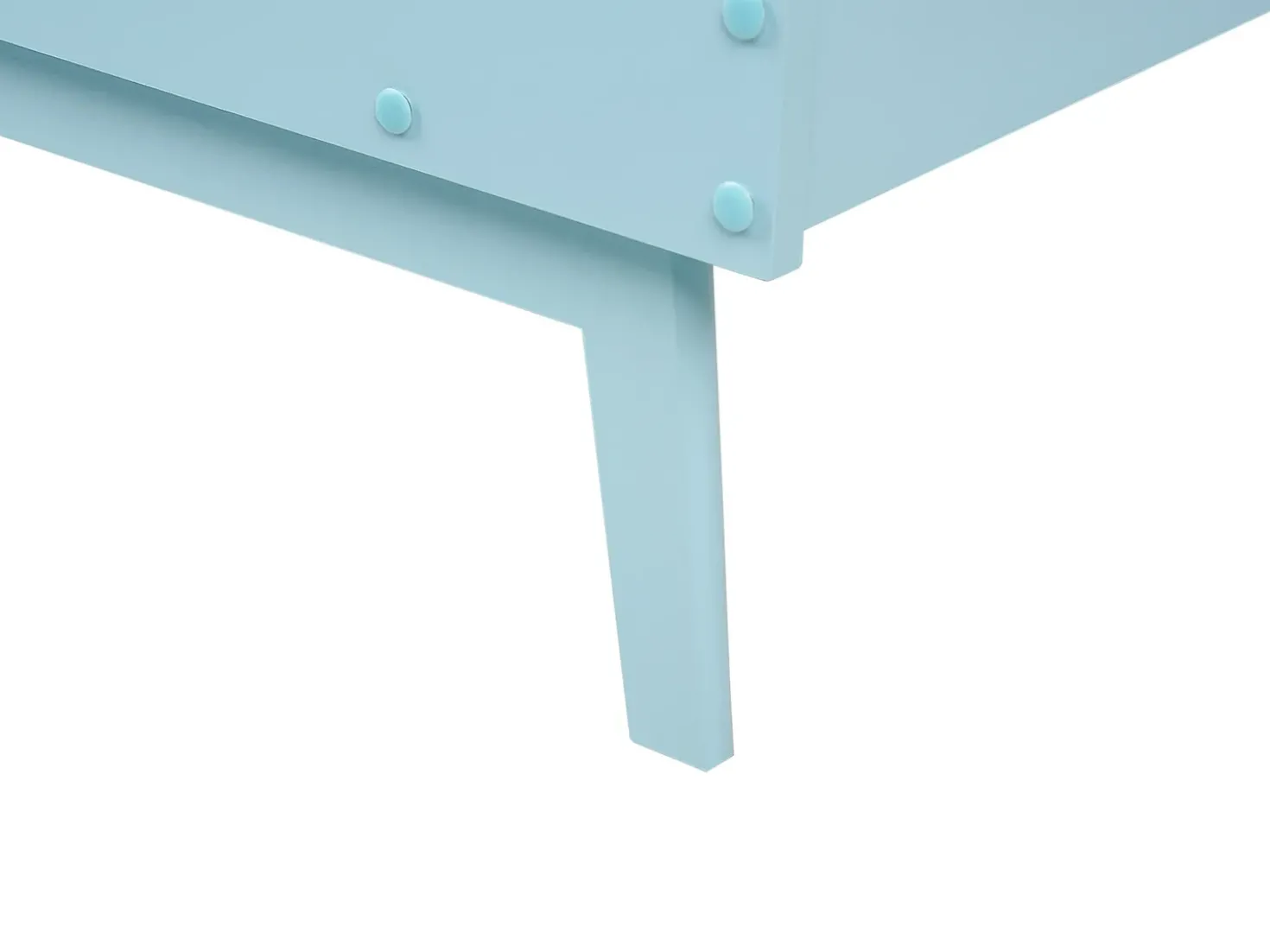 Letto Legno di pino BONNAC 90 x 200 cm Azzurro