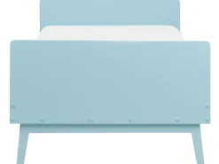 Letto Legno di pino BONNAC 90 x 200 cm Azzurro