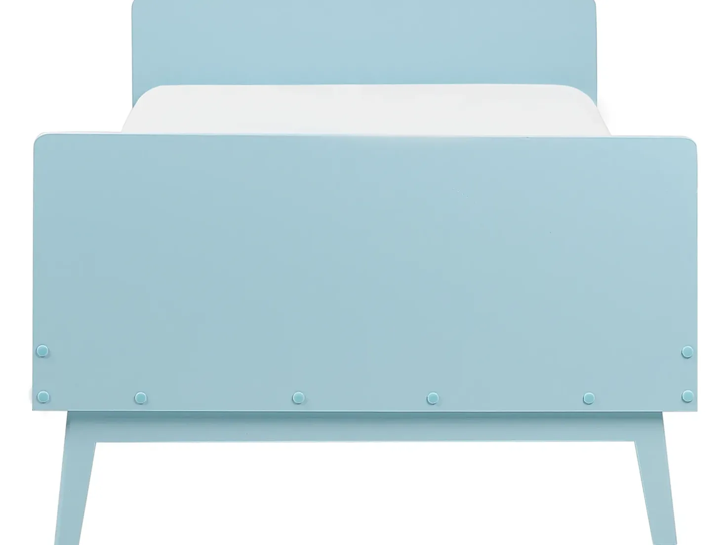 Letto Legno di pino BONNAC 90 x 200 cm Azzurro