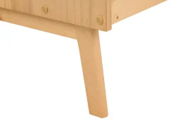 Letto Legno di pino BONNAC 90 x 200 cm Marrone chiaro