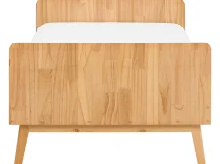 Letto Legno di pino BONNAC 90 x 200 cm Marrone chiaro