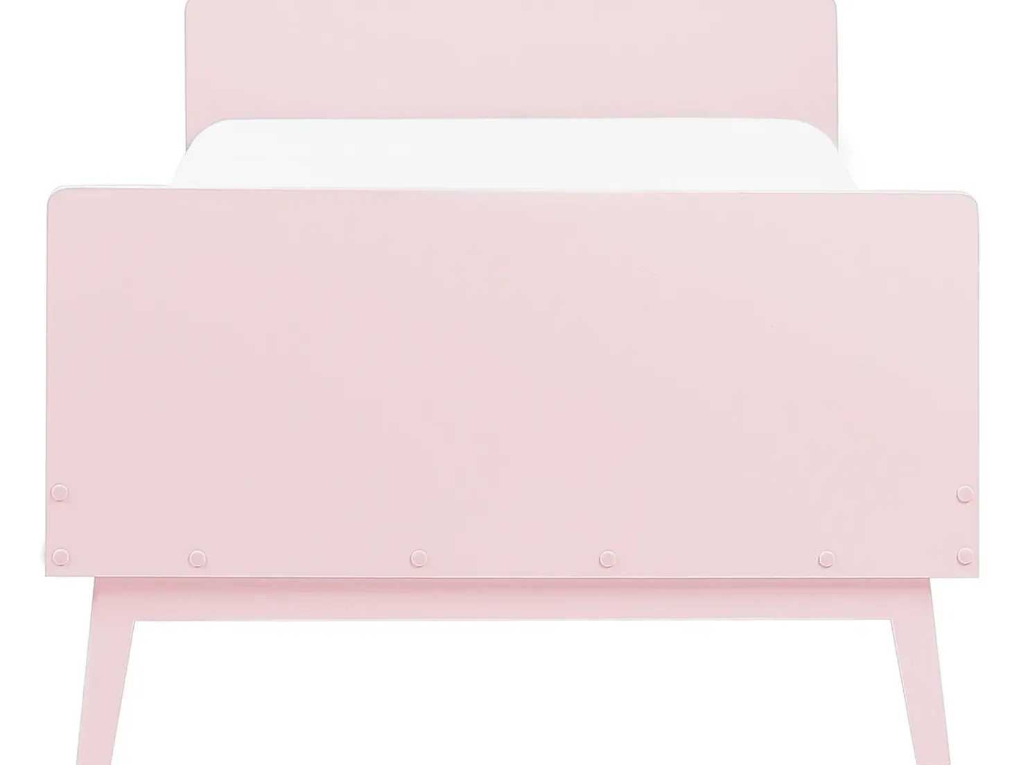 Letto Legno di pino BONNAC 90 x 200 cm Rosa pastello