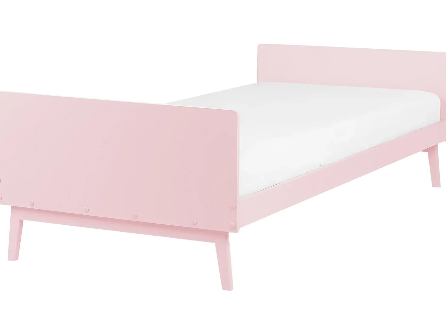 Letto Legno di pino BONNAC 90 x 200 cm Rosa pastello