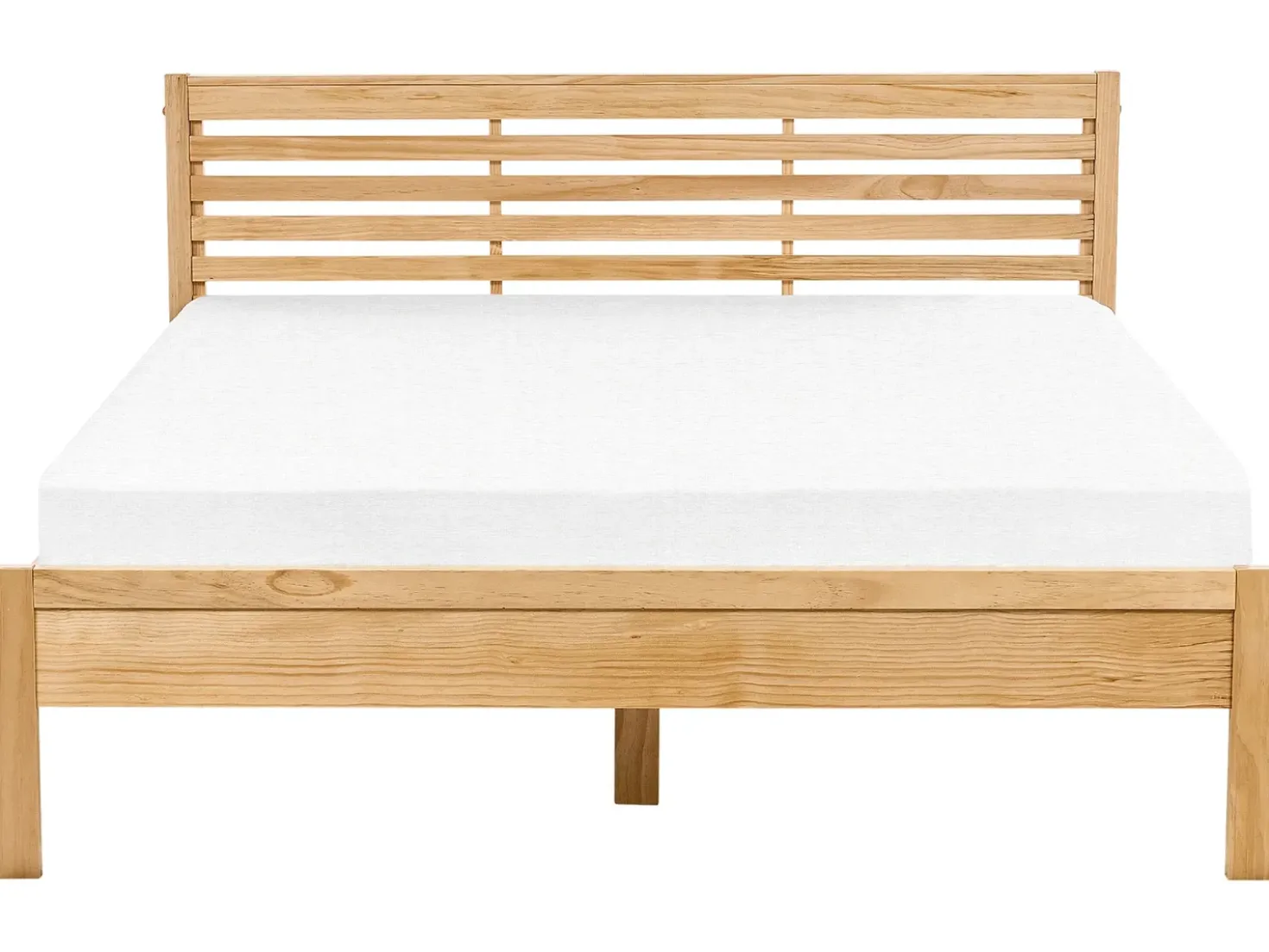 Letto Legno di pino CARNAC 160 x 200 cm Marrone chiaro