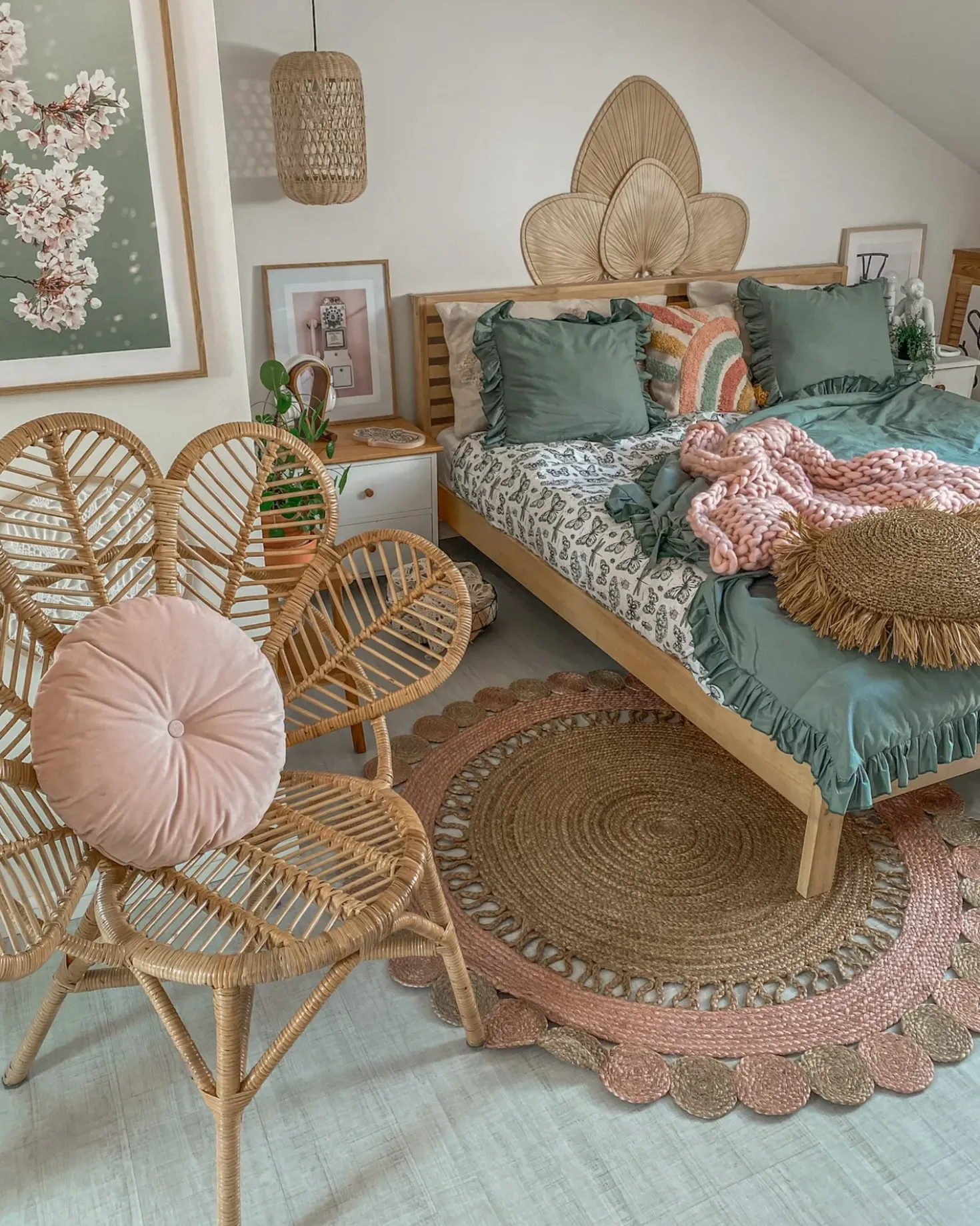 Letto Legno di pino CARNAC 160 x 200 cm Marrone chiaro
