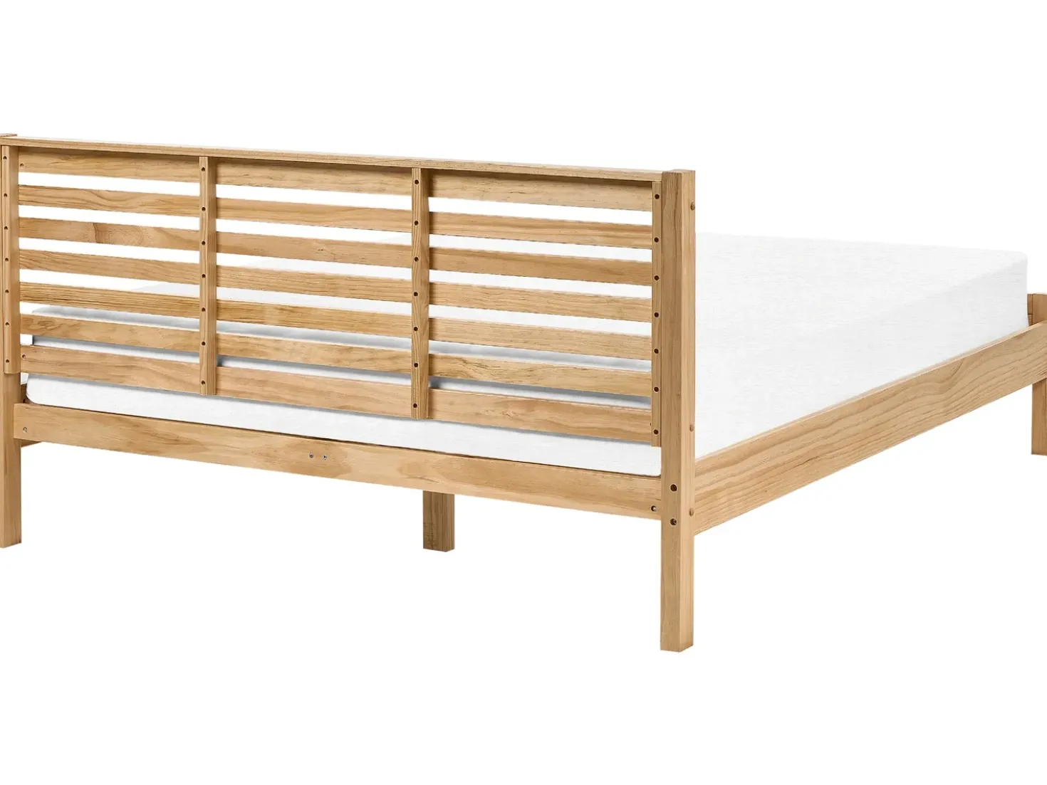 Letto Legno di pino CARNAC 160 x 200 cm Marrone chiaro