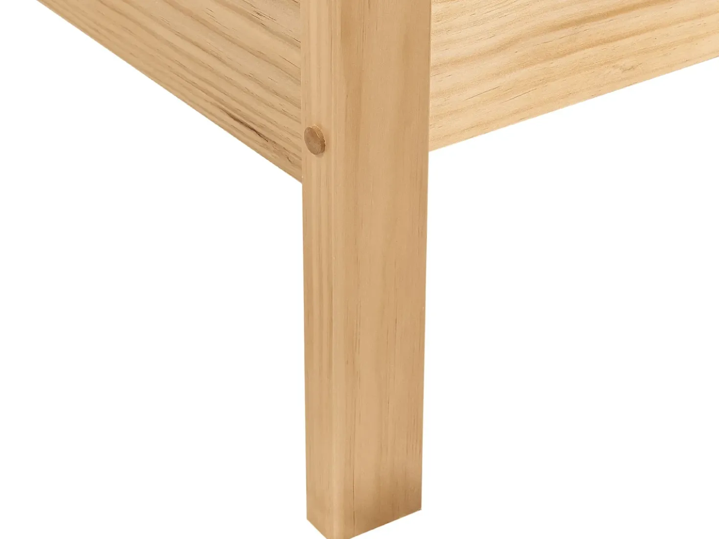Letto Legno di pino CARNAC 160 x 200 cm Marrone chiaro