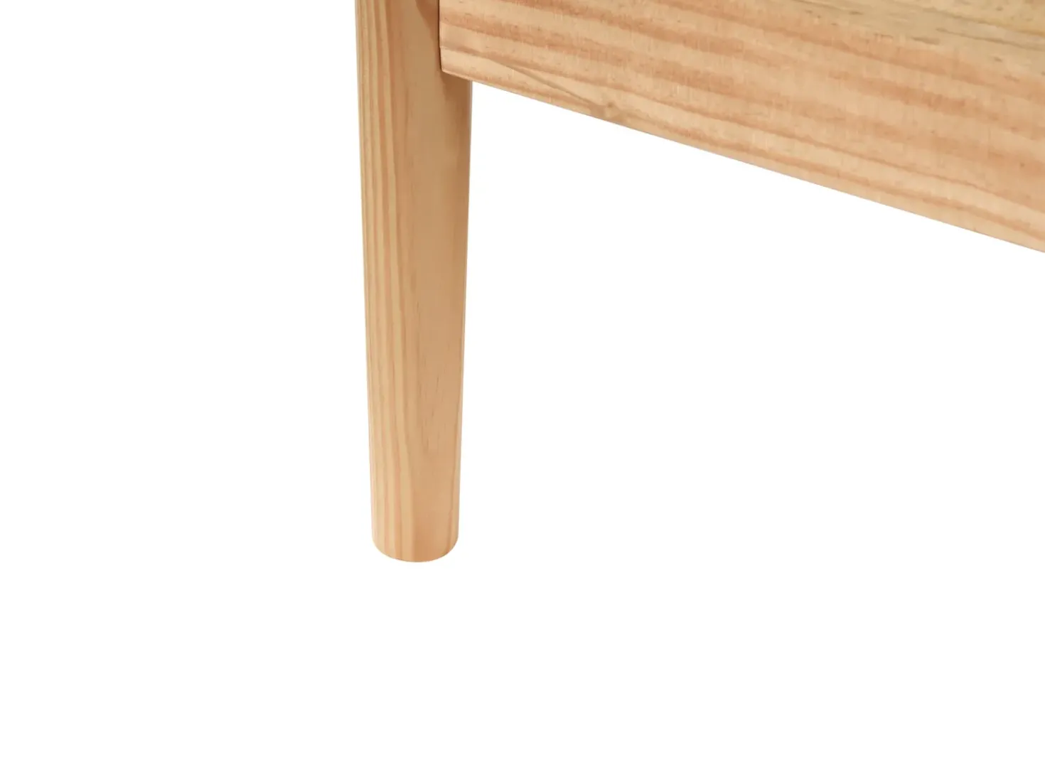 Letto Legno di pino CLAIRAC 180 x 200 cm Marrone chiaro