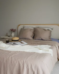 Letto Legno di pino DOSCHES 160 x 200 cm Marrone chiaro