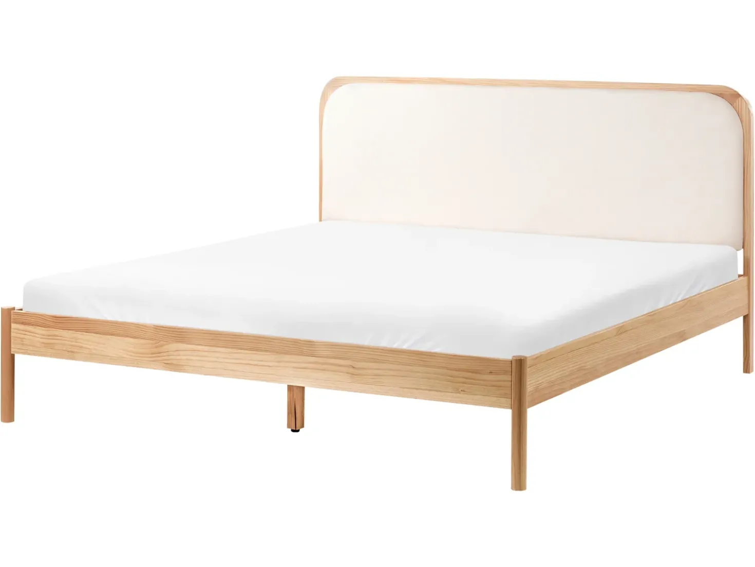 Letto Legno di pino DOSCHES 160 x 200 cm Marrone chiaro