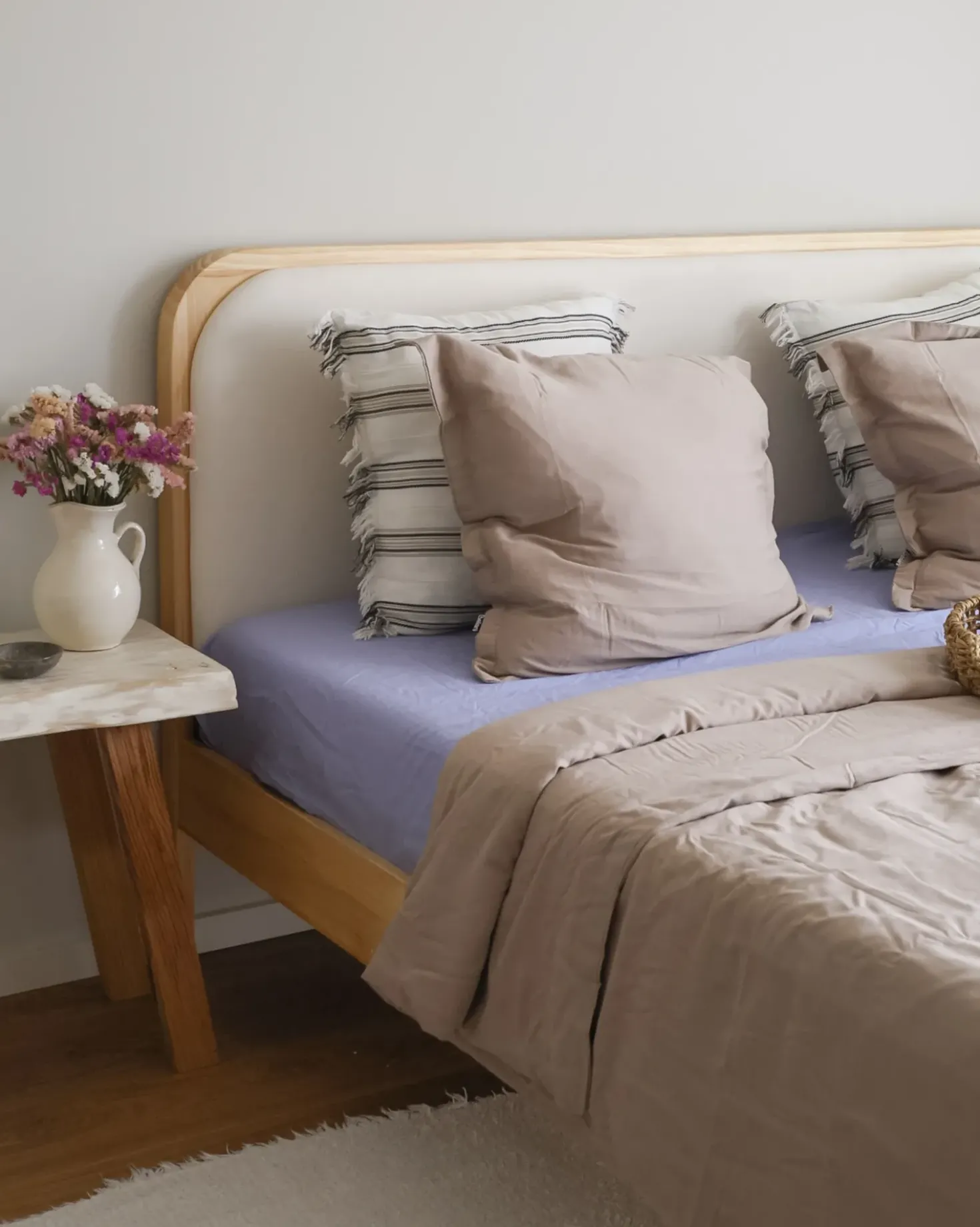Letto Legno di pino DOSCHES 160 x 200 cm Marrone chiaro