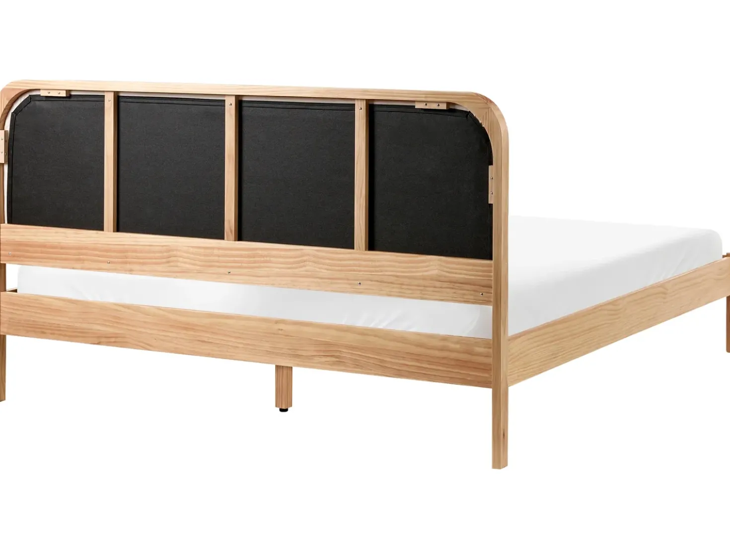 Letto Legno di pino DOSCHES 160 x 200 cm Marrone chiaro