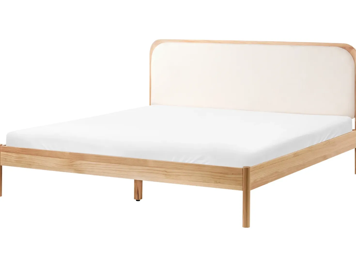 Letto Legno di pino DOSCHES 180 x 200 cm Marrone chiaro