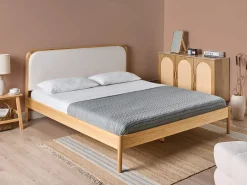 Letto Legno di pino DOSCHES 180 x 200 cm Marrone chiaro