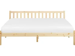 Letto Legno di pino FLORAC 180 x 200 cm Marrone chiaro