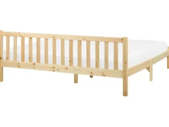 Letto Legno di pino FLORAC 180 x 200 cm Marrone chiaro
