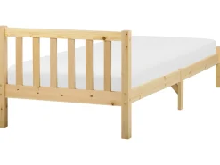 Letto Legno di pino FLORAC 90 x 200 cm Marrone chiaro