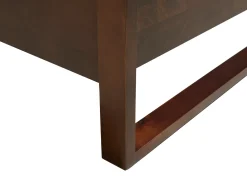 Letto Legno di pino GIULIA 160 x 200 cm Marrone scuro